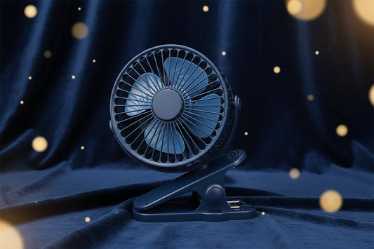 USB Mini Clip Fan - Silent Rechargeable For Dorms