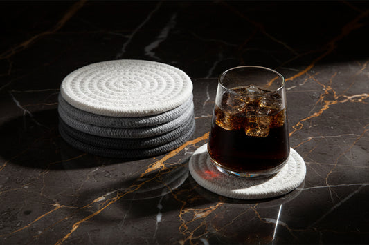 Handmade Braided Fabric Drink Coaster